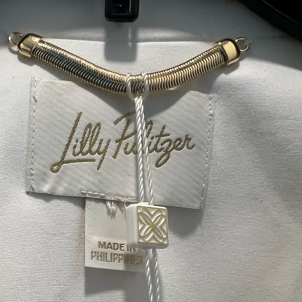 NEW LILLY PULITZER AMRYN Stylish Cream Blazer - Picture 6 of 14
